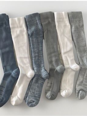 Tommie Copper 6Pk SnugStay OTC Compression Socks Blue, Medium.  NWT.